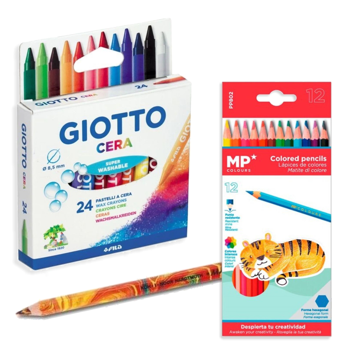 Creioane colorate şcolare